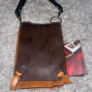Saldura Bags Custom Shoulder Bag Brown/Black One Of A Kind.